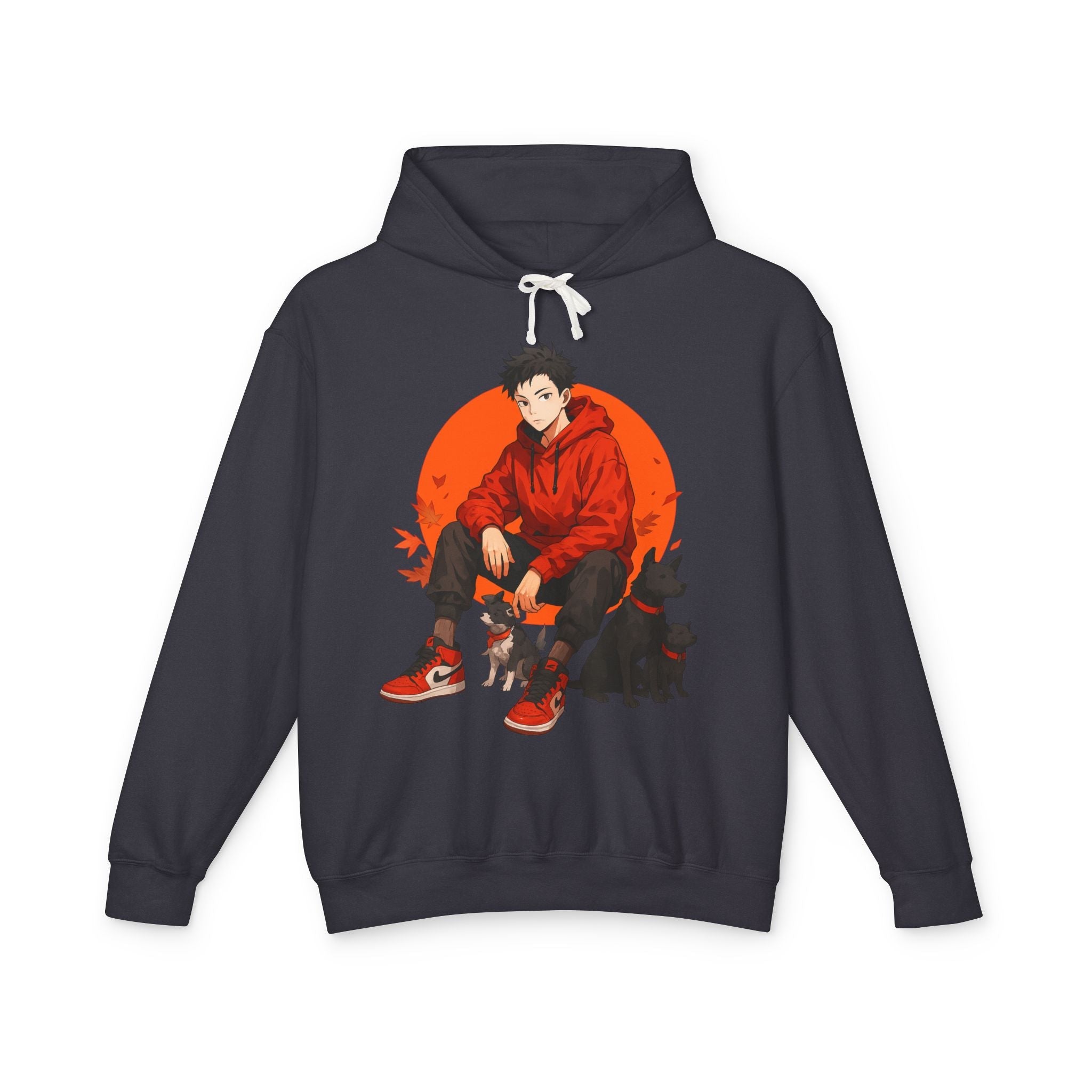 Artful Lightweight Hooded Sweatshirt for Art Enthusiasts and Young Adults Printify