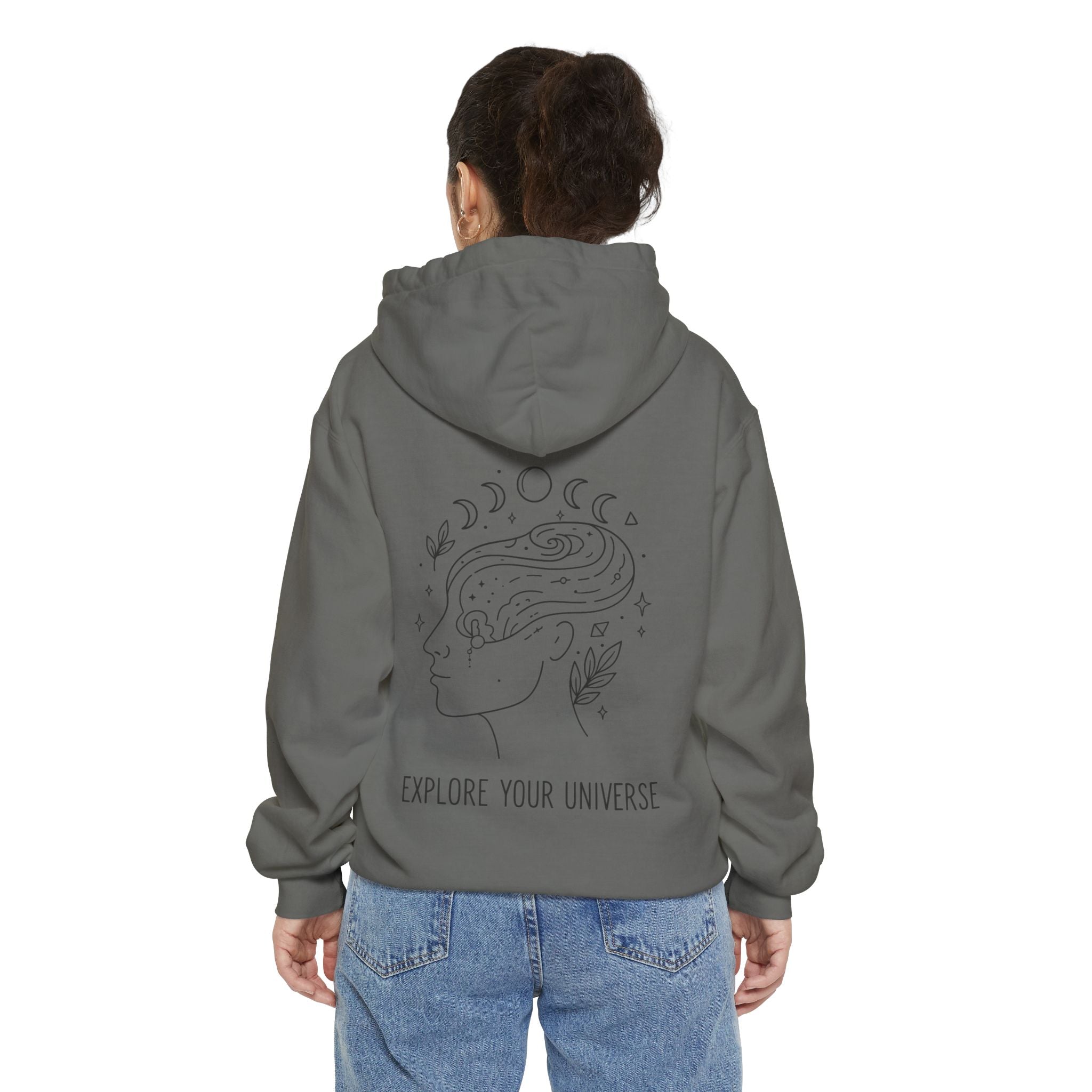 Explore Your Uniqueness Hoodie, Garment-Dyed Unisex Hoodie, Cozy Gift for Explorers, Comfortable Everyday Wear, Perfect for All Occasions Printify