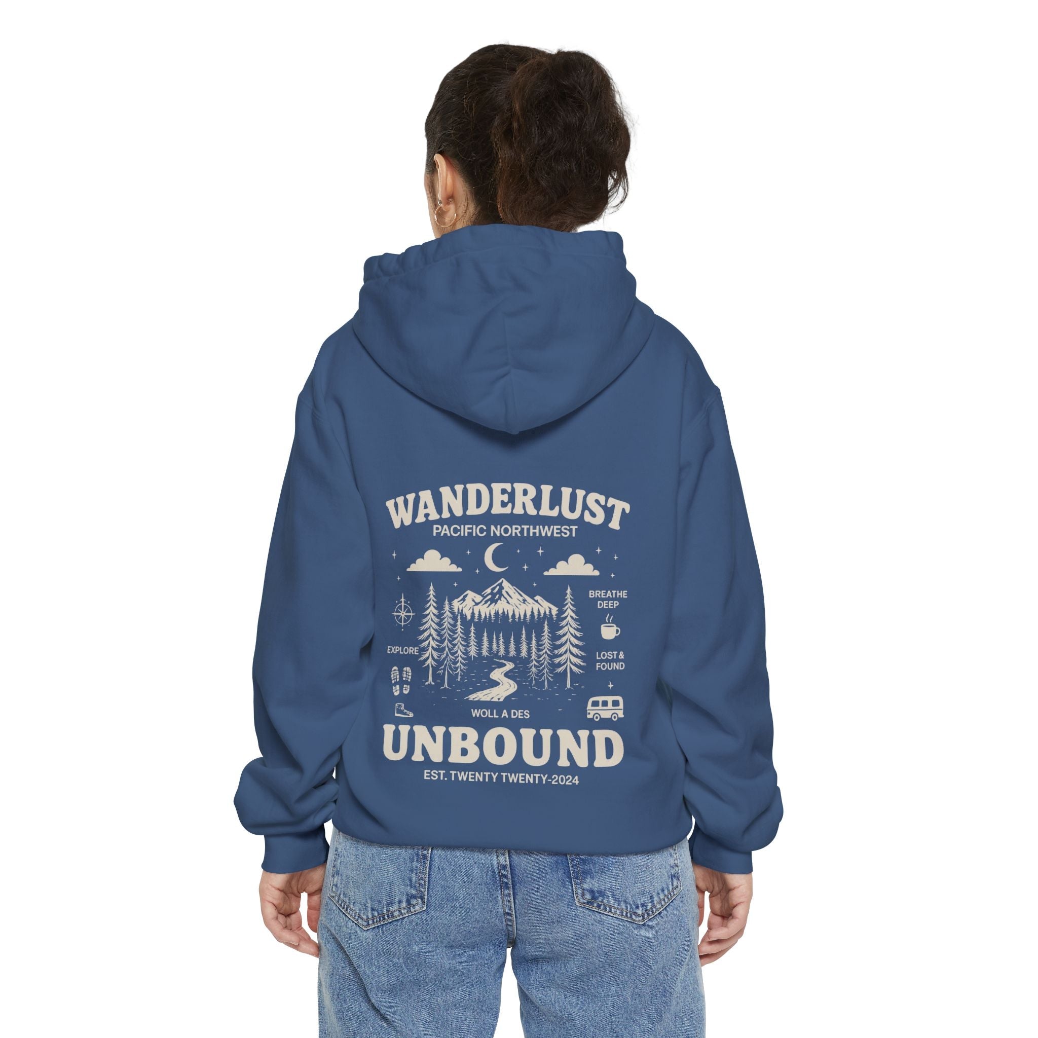 Garment-Dyed Hoodie Printify