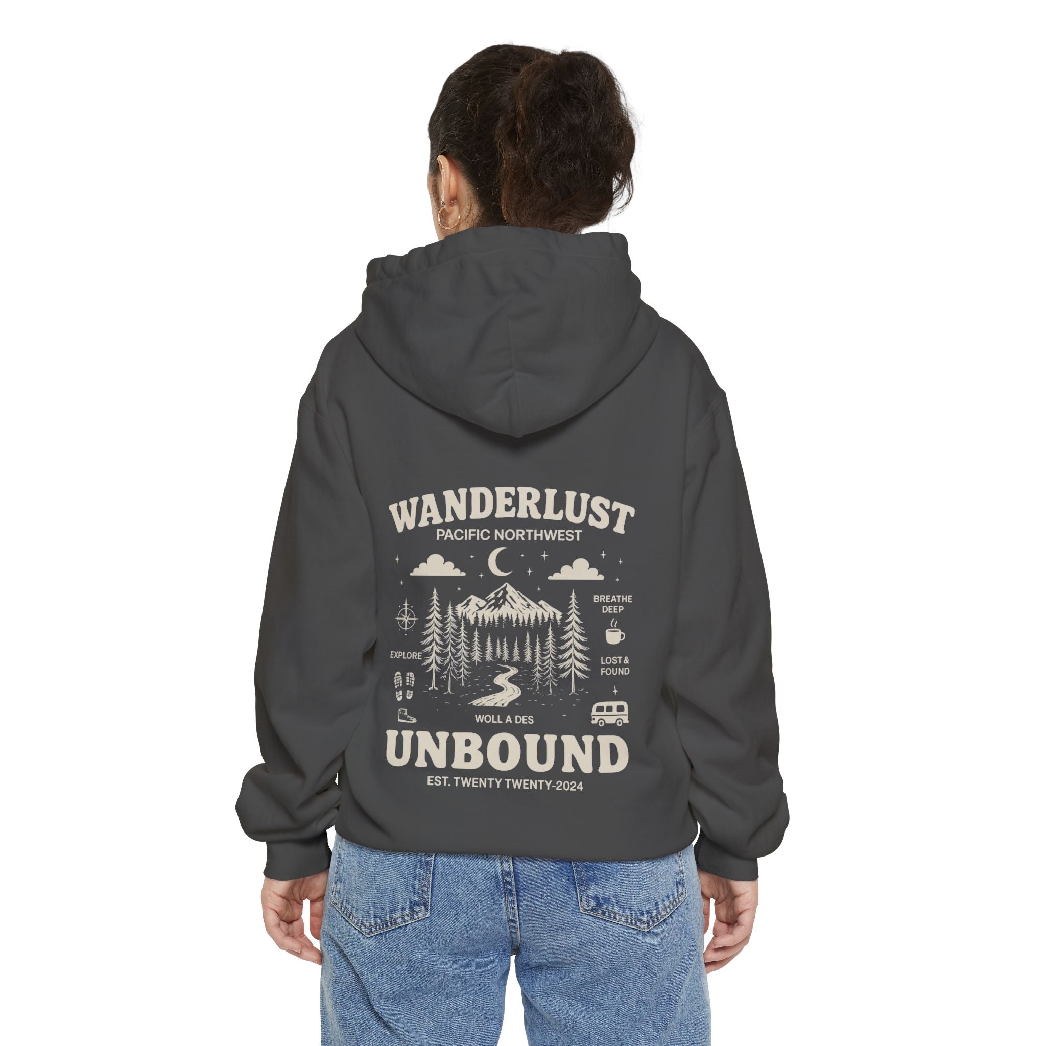 Garment-Dyed Hoodie Printify