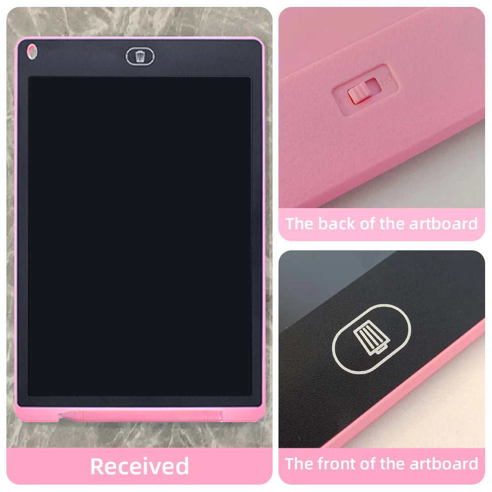 6.5 inch LCD Writing Tablet Drawing Board Montessori Educational Drawing Toys For Kids Students Magic Blackboard Toy Gift Econic Blanks