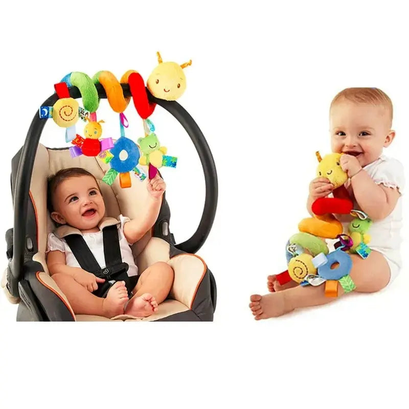 Cute Activity Musical Spiral Crib Stroller Car Seat Travel Hanging Toys Baby Boys Girls Rattles Toy Econic Blanks