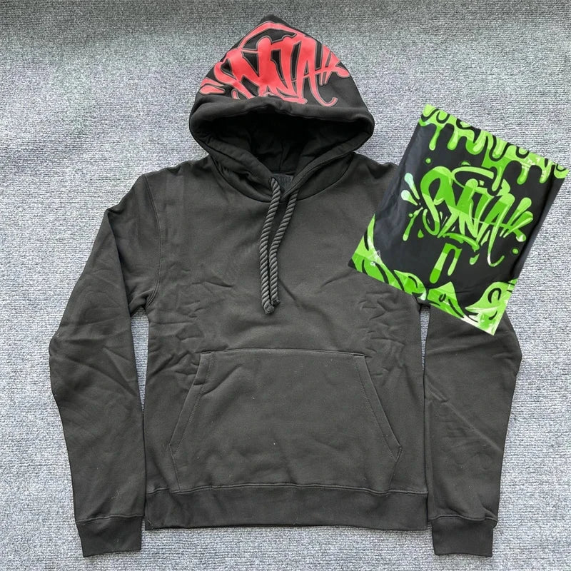 Sy Jacket and Trousers Sports Jogging Men Cotton Hoodie Young Fashion Hooded Tops Pants Women's Streetwear Coats Warm Tracksuit Econic Blanks