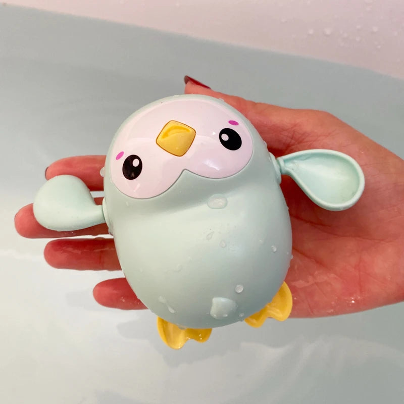 Baby Bathing Toy Kids Cute Duck Penguin Egg Water Spray Sprinkler Bathroom Sprinkling Shower Swimming Water Toys For Kids Gift Econic Blanks