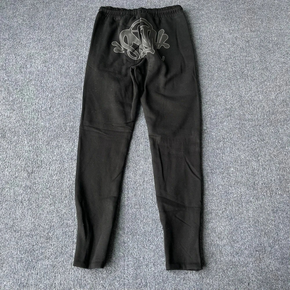 Sy Jacket and Trousers Sports Jogging Men Cotton Hoodie Young Fashion Hooded Tops Pants Women's Streetwear Coats Warm Tracksuit Econic Blanks