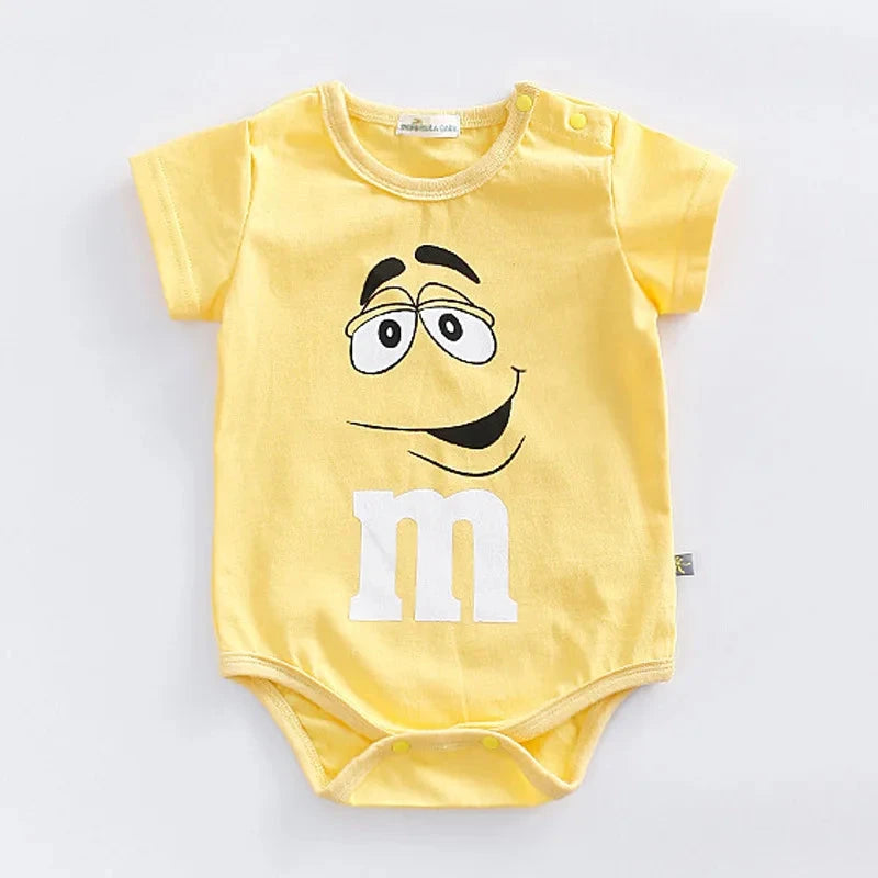 Thin Cotton 3-24M Newborn Short Sleeve Romper Clothing Infant Baby Girls Boys Fashion Cute Jumpsuit Clothes Econic Blanks