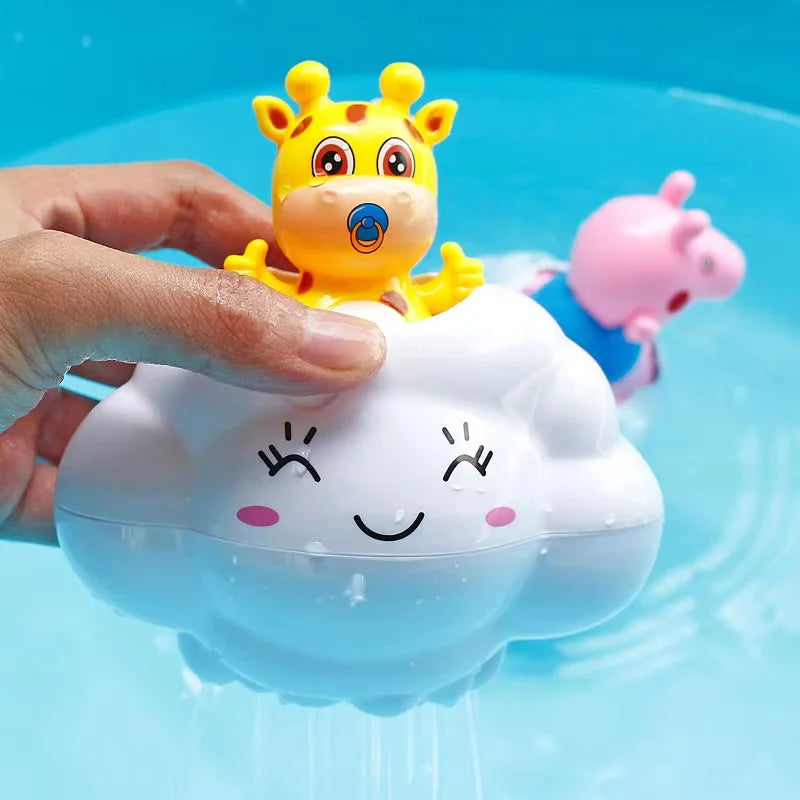 Baby Bath Toy, Bathing Cute Swimming Water Spraying Clouds Shower Bath Toy For Kids Water Playing Toy Econic Blanks