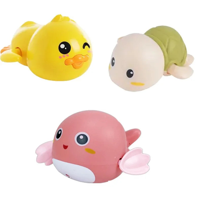 Baby bath toys for children water play small yellow duck swimming baby kids play with water duckling small turtle boys and girls Econic Blanks