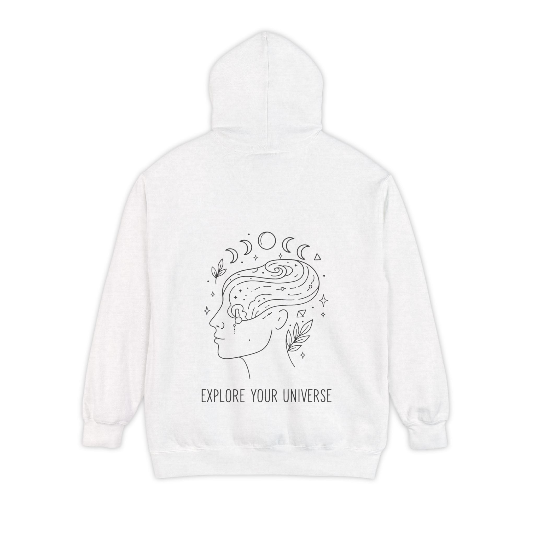 Explore Your Uniqueness Hoodie, Garment-Dyed Unisex Hoodie, Cozy Gift for Explorers, Comfortable Everyday Wear, Perfect for All Occasions Printify