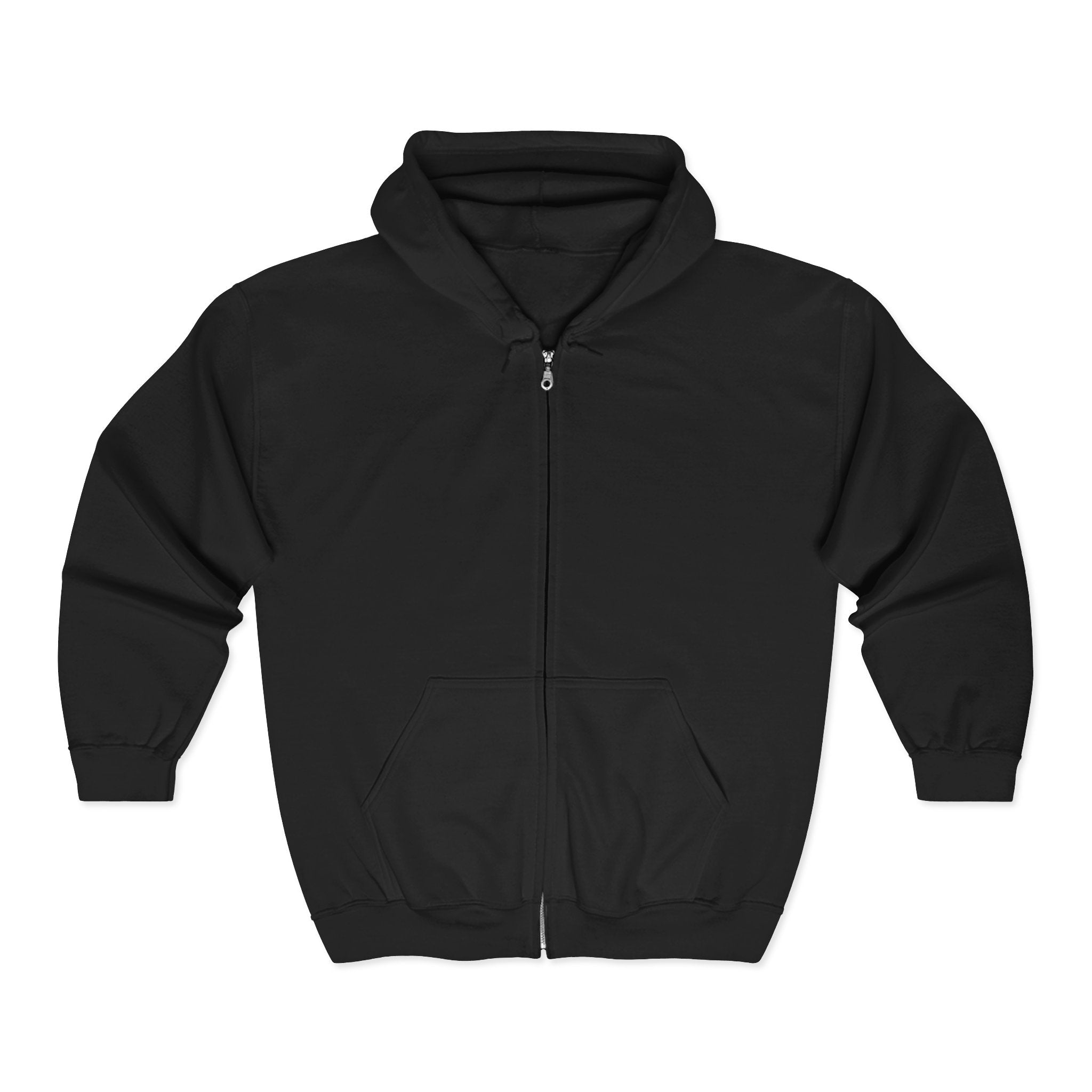 Full Zip Hooded Sweatshirt - Ultimate Comfort and Style for Casual Gatherings and Holidays Printify