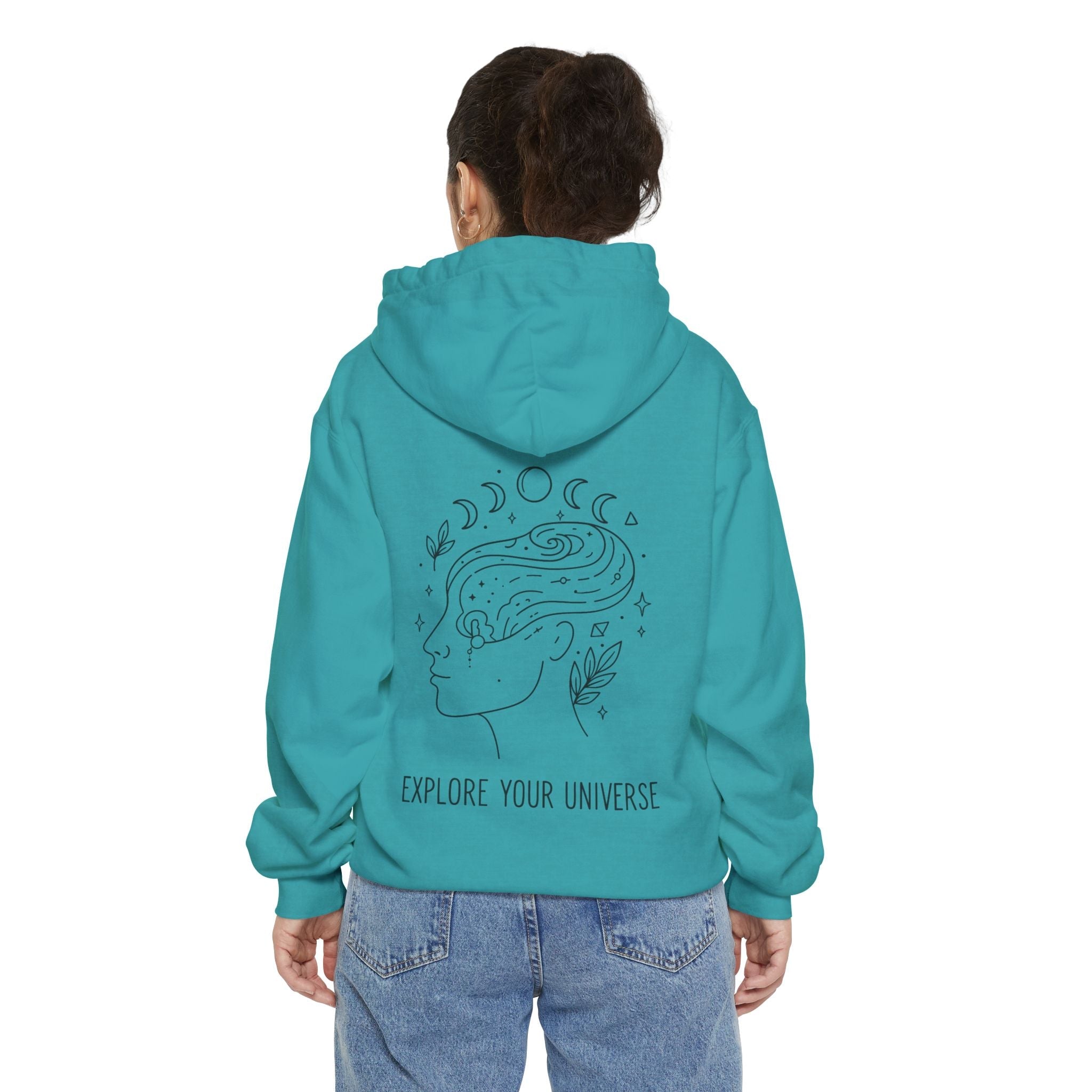 Explore Your Uniqueness Hoodie, Garment-Dyed Unisex Hoodie, Cozy Gift for Explorers, Comfortable Everyday Wear, Perfect for All Occasions Printify