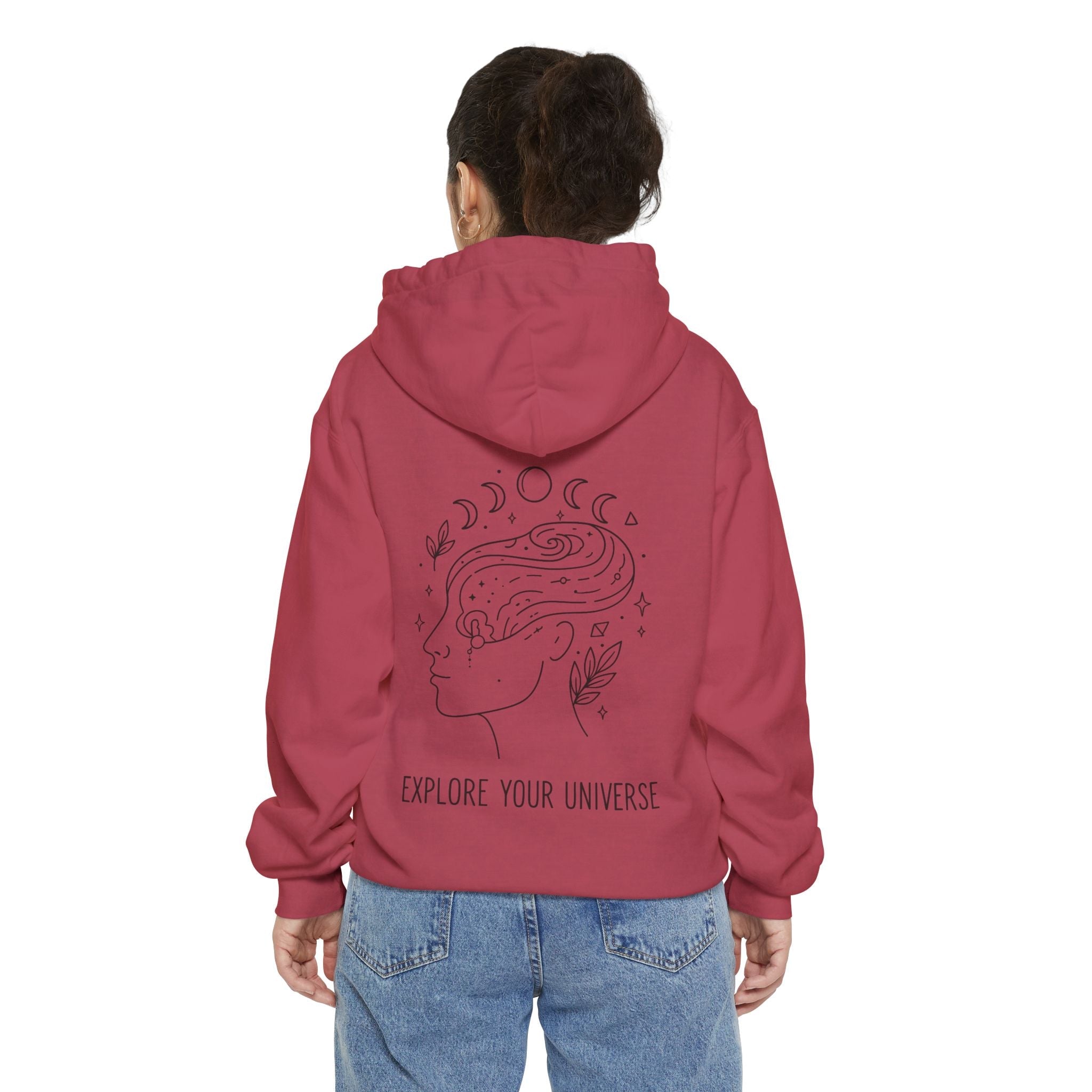 Explore Your Uniqueness Hoodie, Garment-Dyed Unisex Hoodie, Cozy Gift for Explorers, Comfortable Everyday Wear, Perfect for All Occasions Printify