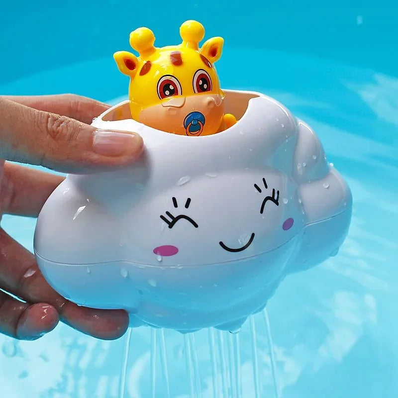Baby Bath Toy, Bathing Cute Swimming Water Spraying Clouds Shower Bath Toy For Kids Water Playing Toy Econic Blanks