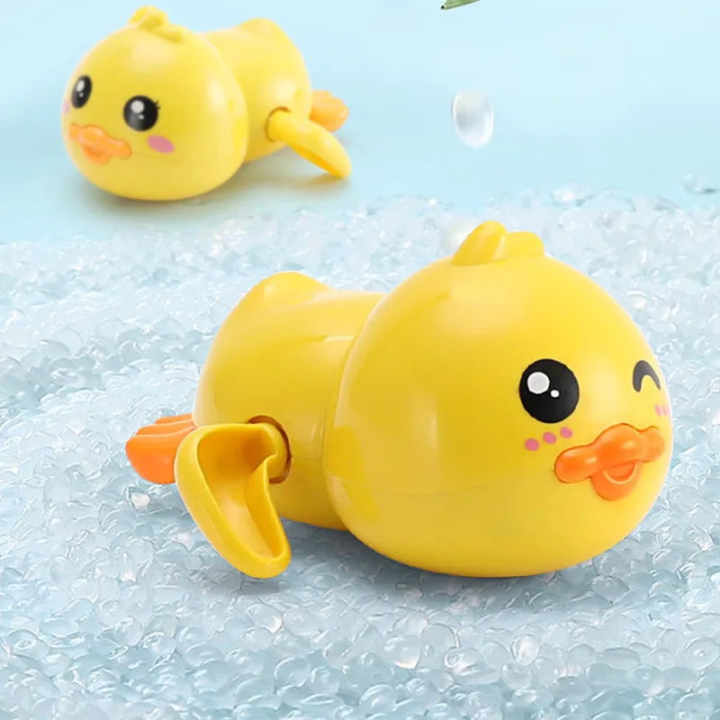 Baby bath toys for children water play small yellow duck swimming baby kids play with water duckling small turtle boys and girls Econic Blanks