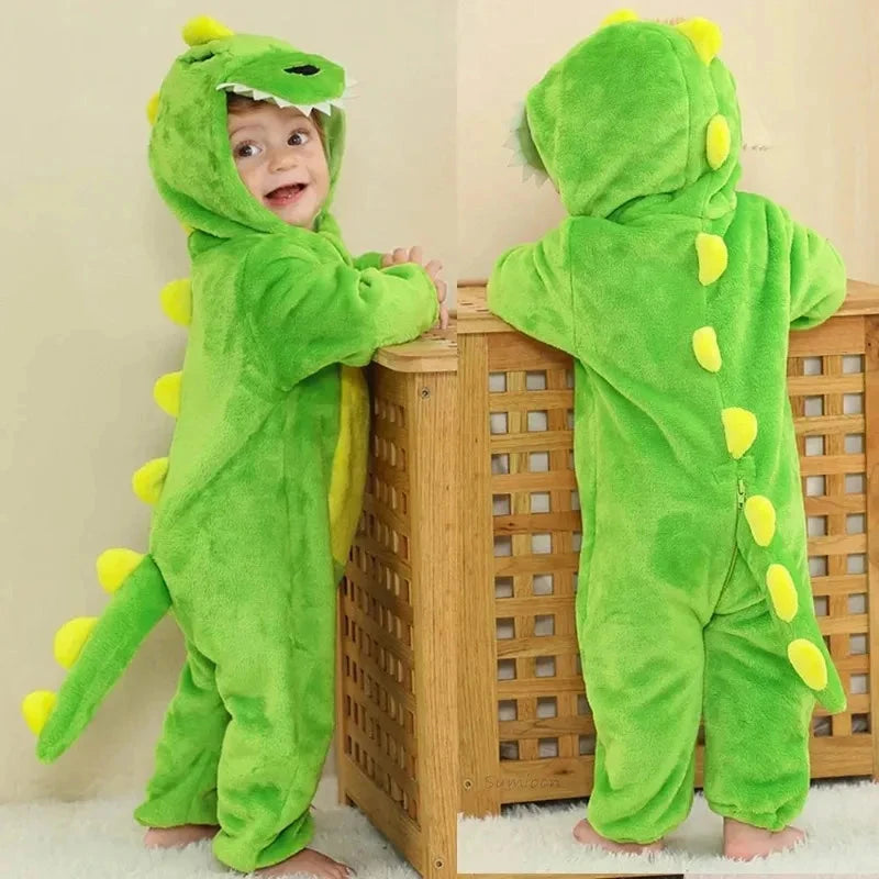 0 1 2 3 4 Years Kigurumi Pajamas for Toddler Baby Clothes Children Outfits Infant Dinosaur Unicorn Cat Robbit Cosplay Costumes Econic Blanks