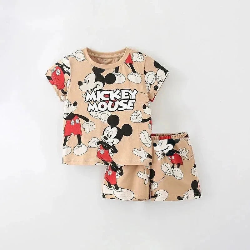 Trendy Casual 2 Piece/Sets For Girls Boys T-shirt +Shorts Tracksuits Baby Summer Short Sleeve Outfit New Fashion Costume Econic Blanks