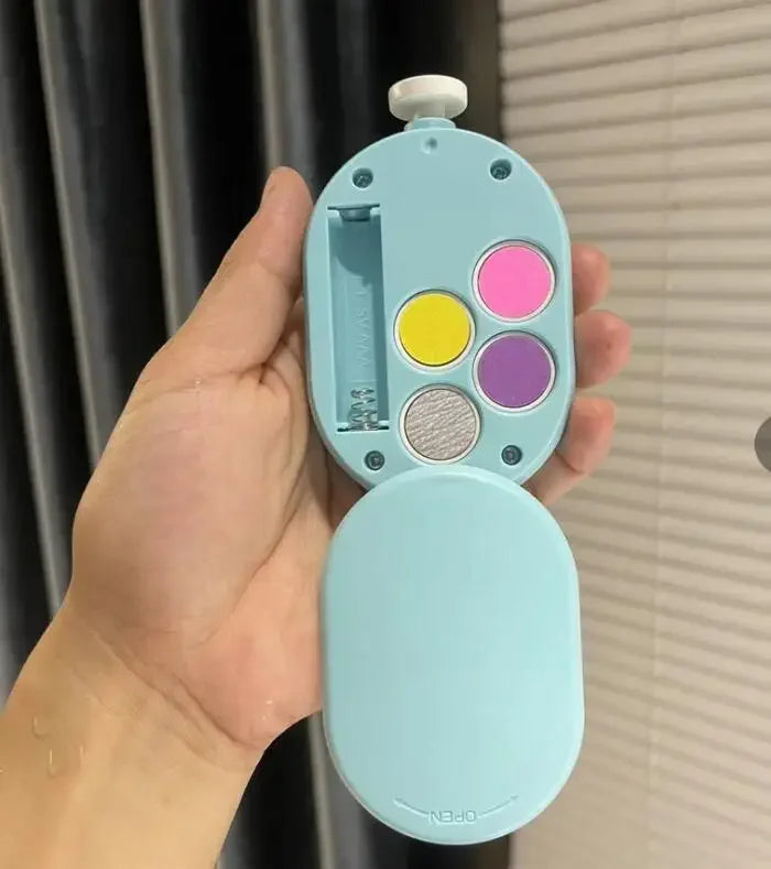 Baby Electric Nail Trimmer Kid Nail Polisher Tool Baby Care Kit Manicure Set Easy To Trim Nail Filer Clippers For Newborn Econic Blanks