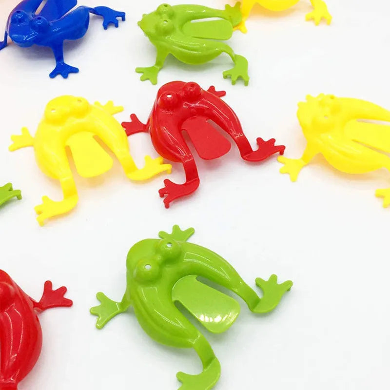 10-20Pcs Jumping Frog Bounce Fidget Toys For Kids Novelty Assorted  Stress Reliever Toys For Children Birthday Gift Party Favor Econic Blanks