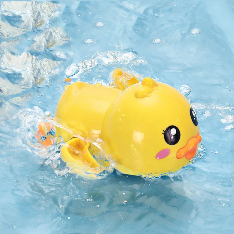 Baby bath toys for children water play small yellow duck swimming baby kids play with water duckling small turtle boys and girls Econic Blanks