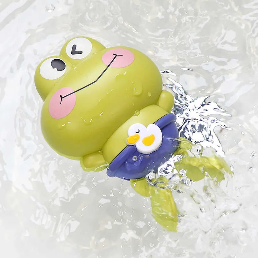 Children's bath toys - Clockwork frogs that float and swim Econic Blanks
