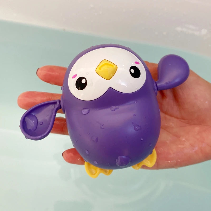 Baby Bathing Toy Kids Cute Duck Penguin Egg Water Spray Sprinkler Bathroom Sprinkling Shower Swimming Water Toys For Kids Gift Econic Blanks