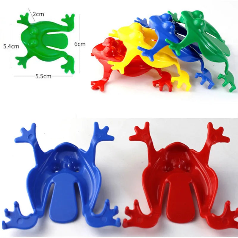 10-20Pcs Jumping Frog Bounce Fidget Toys For Kids Novelty Assorted  Stress Reliever Toys For Children Birthday Gift Party Favor Econic Blanks