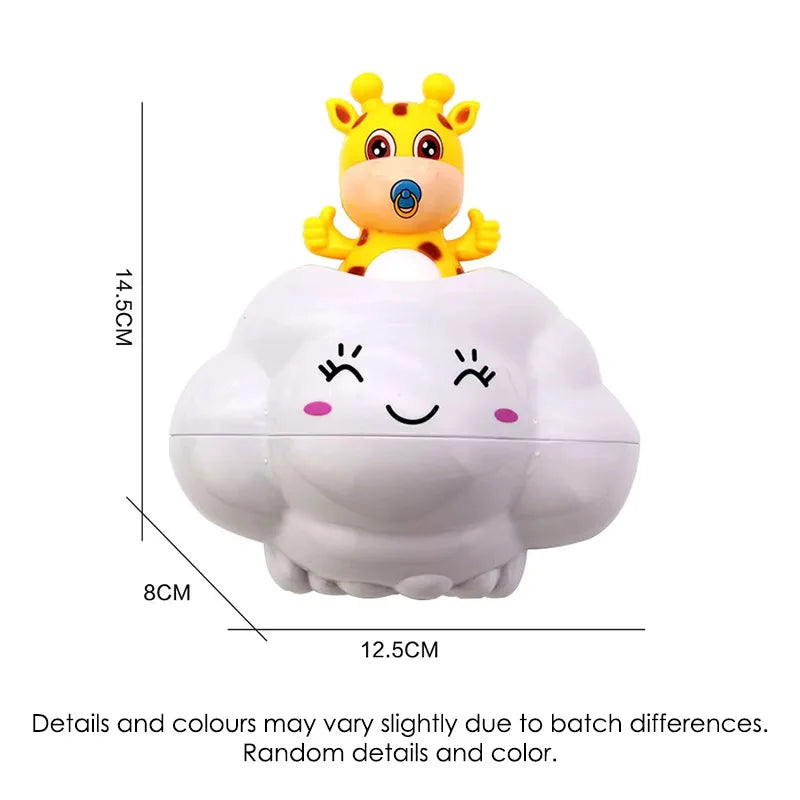 Baby Bath Toy, Bathing Cute Swimming Water Spraying Clouds Shower Bath Toy For Kids Water Playing Toy Econic Blanks