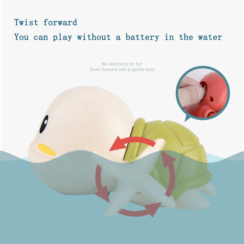Baby bath toys for children water play small yellow duck swimming baby kids play with water duckling small turtle boys and girls Econic Blanks