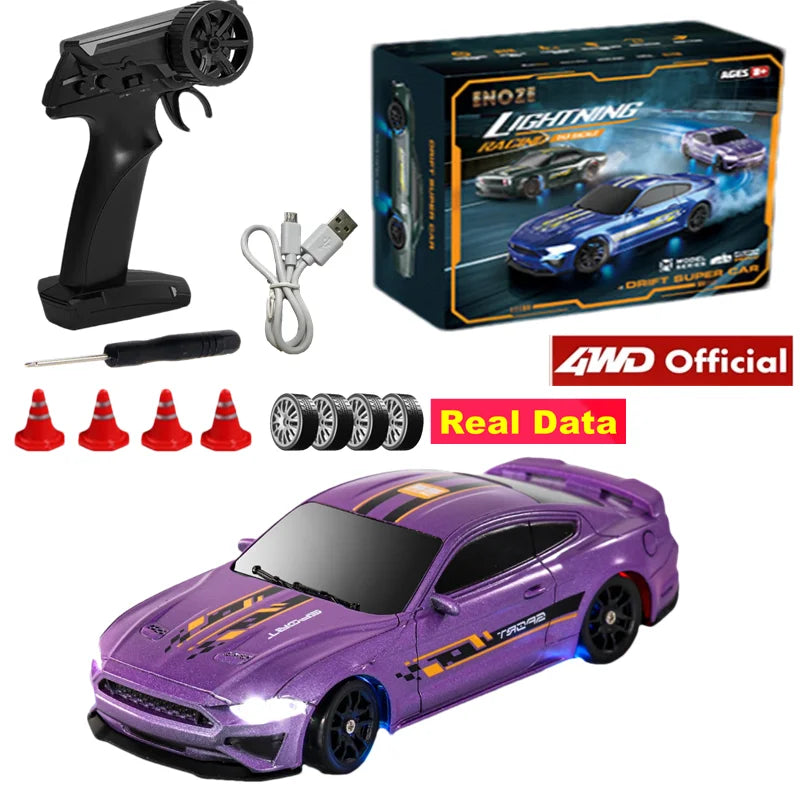 4WD Drift Racing Car 1/64 or 1/43 Mini Remote Controlled High Speed Car Radio Electric Competition Toy Gift For Kids Boys Adults Econic Blanks
